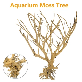 Nov Prihod Driftwood Akvarij Moss Drevo Fish Tank Okras Pokrajine Bonsaj Obrti Dekor DIY Moss Vodnih Rastlin Dobave